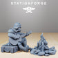 Photo du produit 28mm Tabletop Minis Stationforge : Camarades au feu de camp