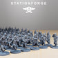 Photo du produit 28mm Tabletop Minis Stationforge : Postures de marche