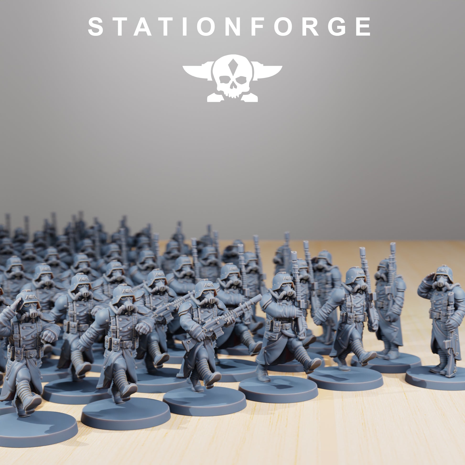Photo du produit 28mm Tabletop Minis Stationforge : Postures de marche