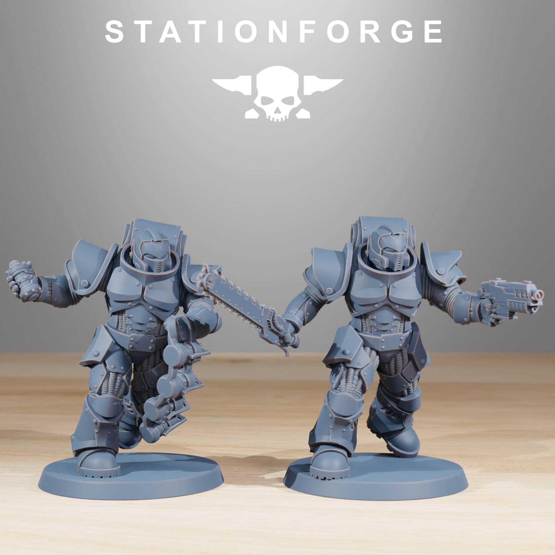 Photo du produit 28mm Tabletop Minis Stationforge : Infanterie de mêlée