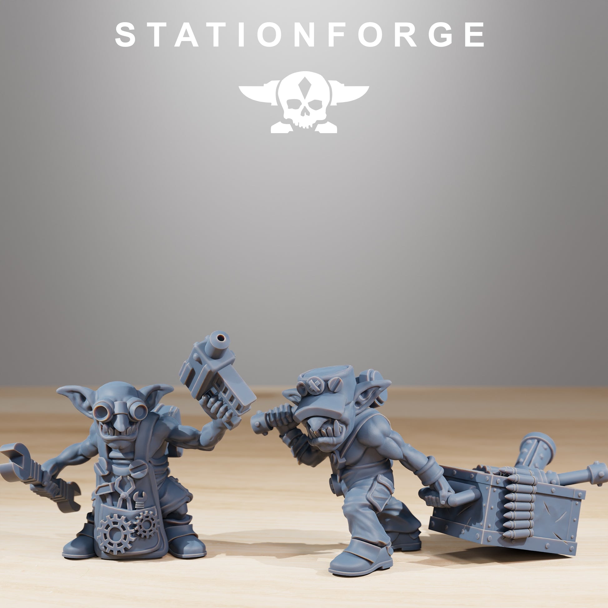 Photo du produit 28mm Tabletop Minis Stationforge : Ork Bomba