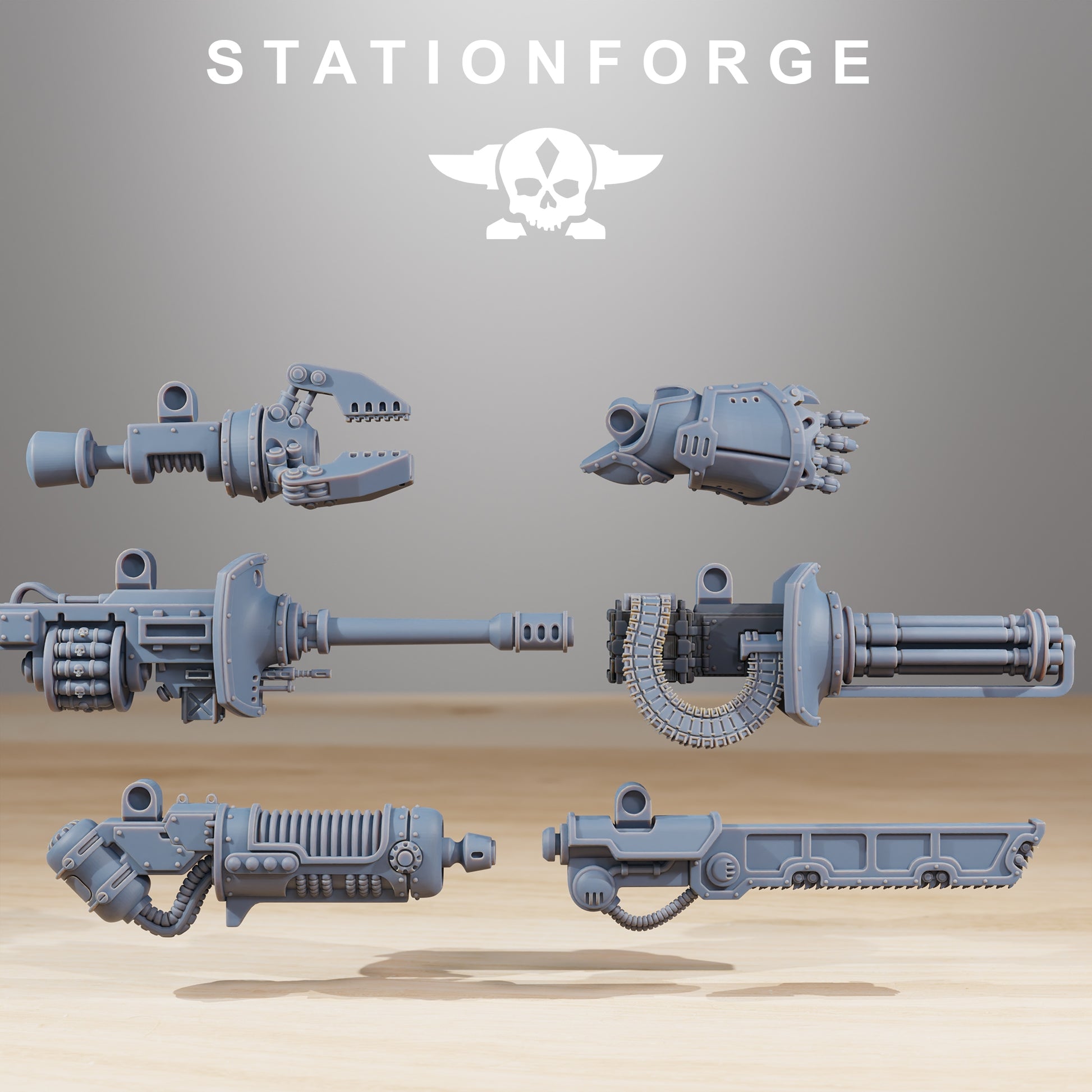 Photo du produit 28mm Tabletop Minis Stationforge : Defender MK2
