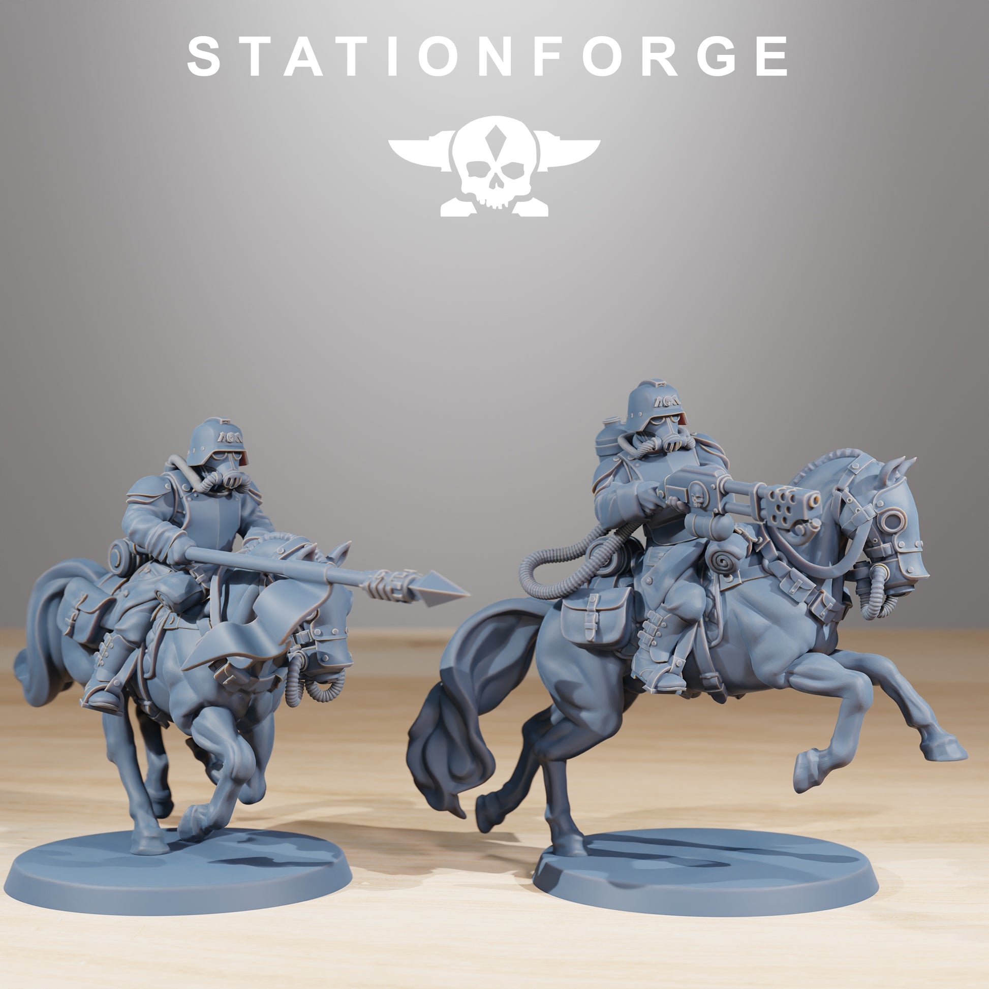 Photo du produit 28mm Tabletop Minis Stationforge : Cavalerie