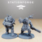 Photo du produit 28mm Tabletop Minis Stationforge : Plague Spreadaz