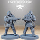 Photo du produit 28mm Tabletop Minis Stationforge : Commandos