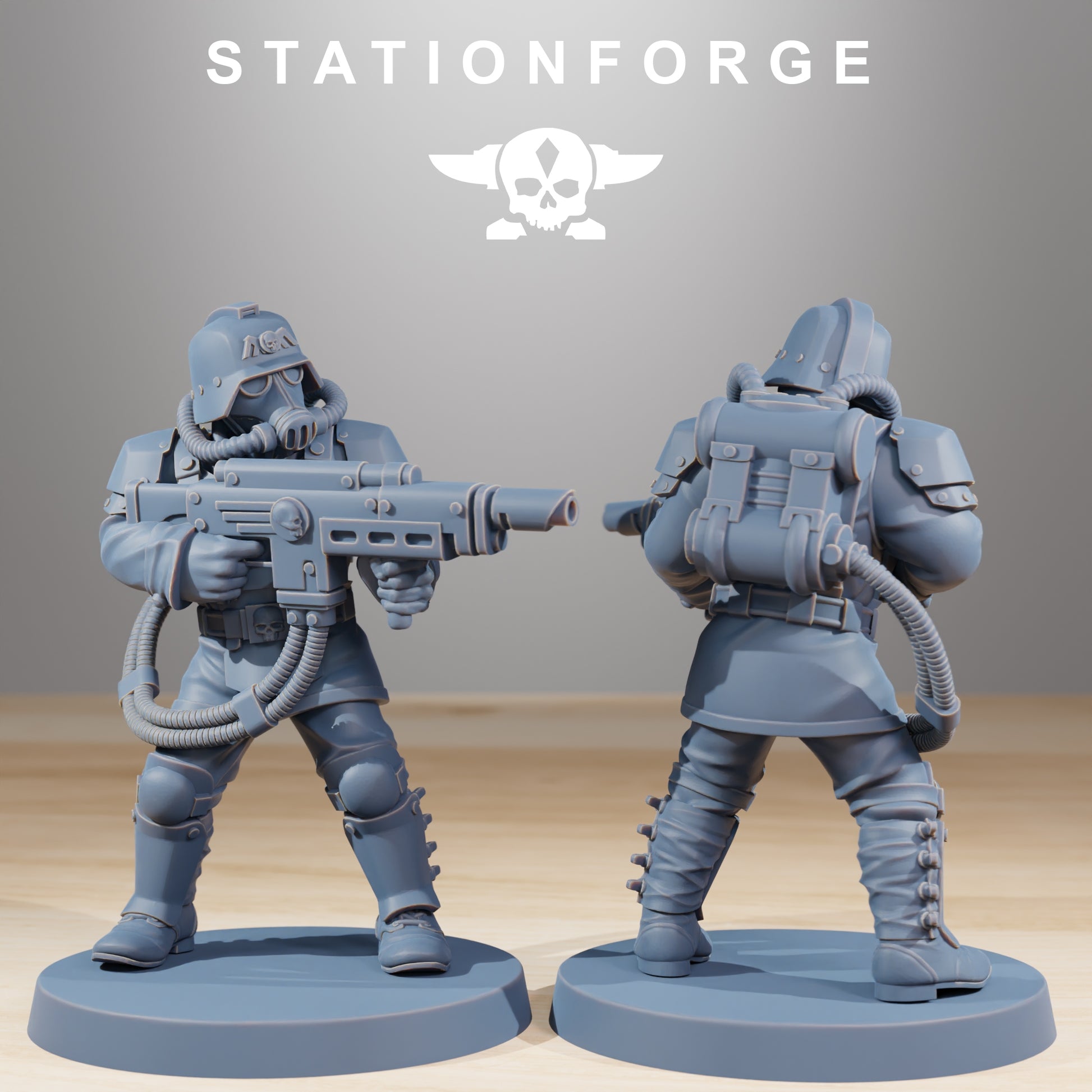 Photo du produit 28mm Tabletop Minis Stationforge : Commandos