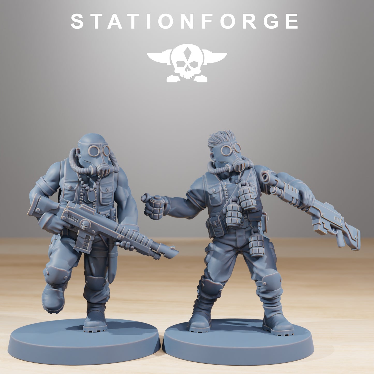 Produktfoto 28mm Tabletop Minis Stationforge: Jungle Fighters