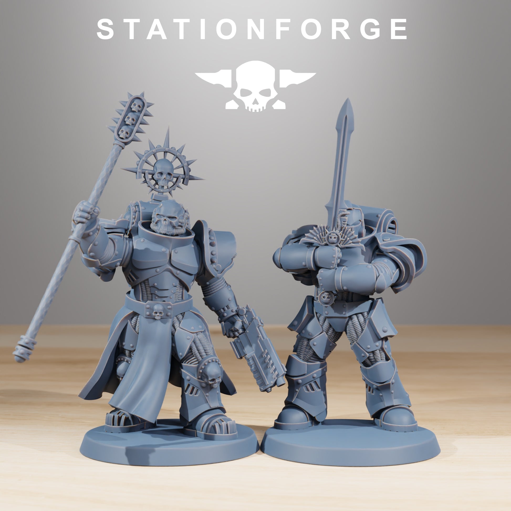 Photo du produit 28mm Tabletop Minis Stationforge : Infanterie de mêlée