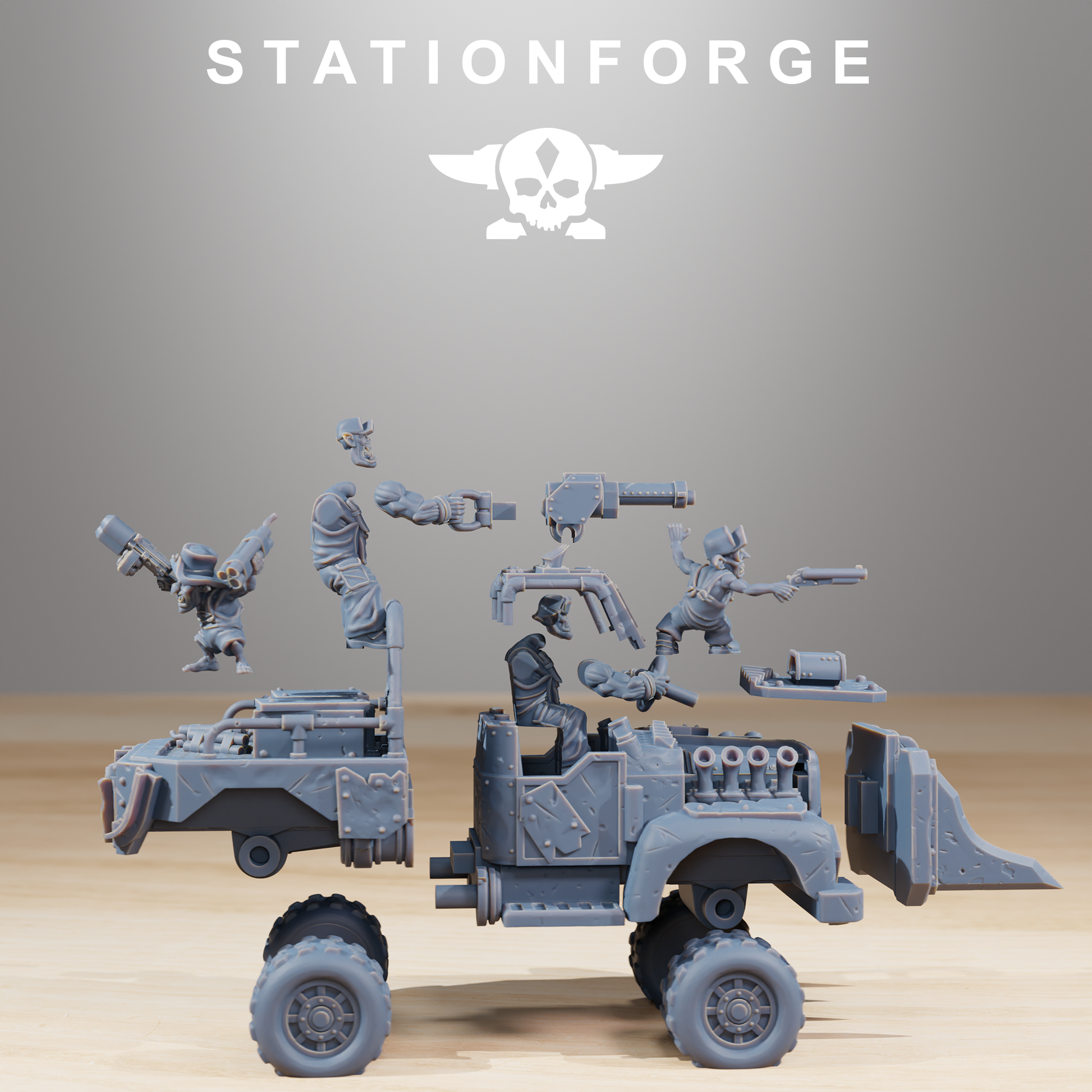 Produktfoto 28mm Tabletop Minis Stationforge: Speedsters