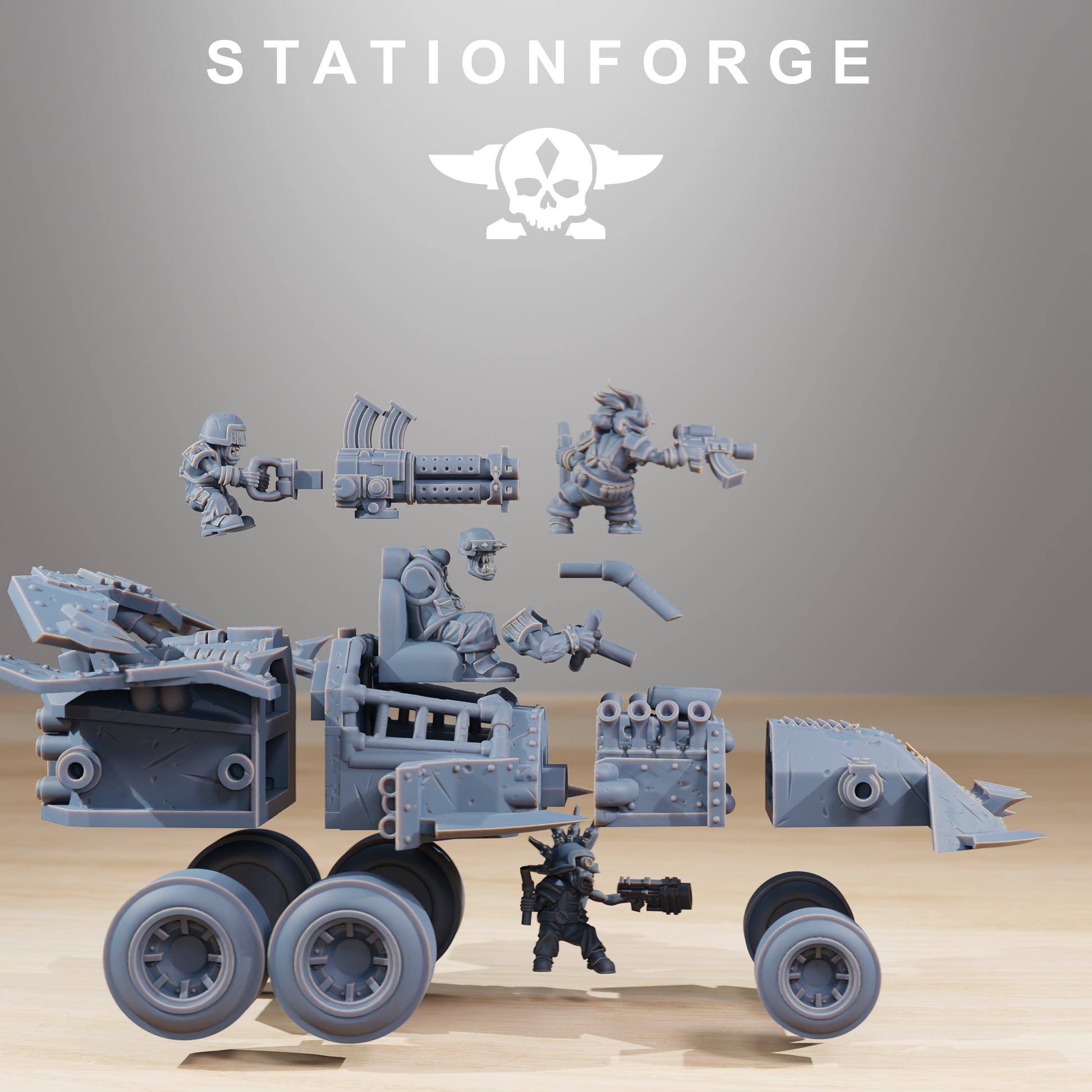 Produktfoto 28mm Tabletop Minis Stationforge: Speedsters