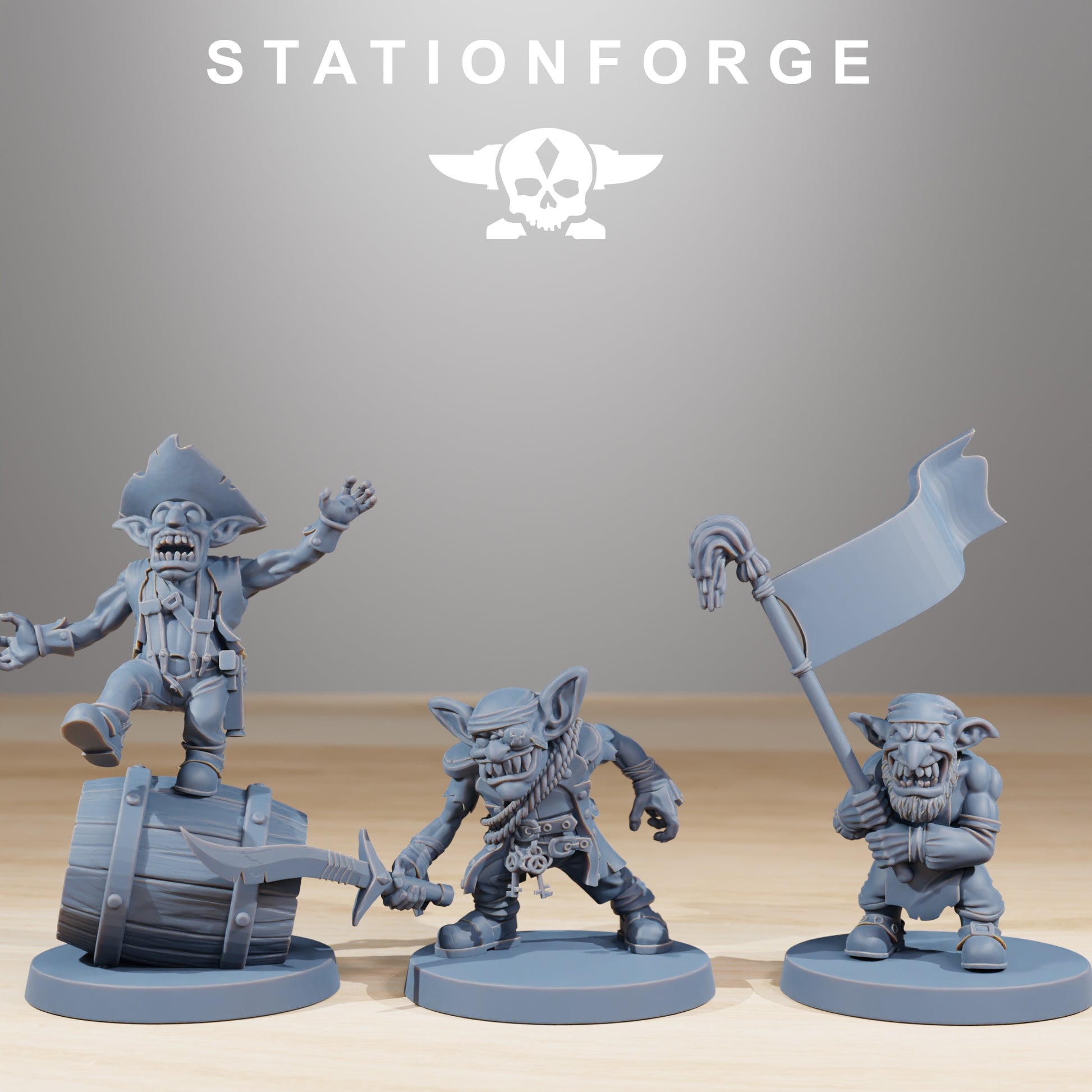 Photo du produit 28mm Tabletop Minis Stationforge : Pirates Gobs