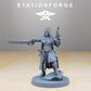 Photo du produit 28mm Tabletop Minis Stationforge : Camarades au feu de camp