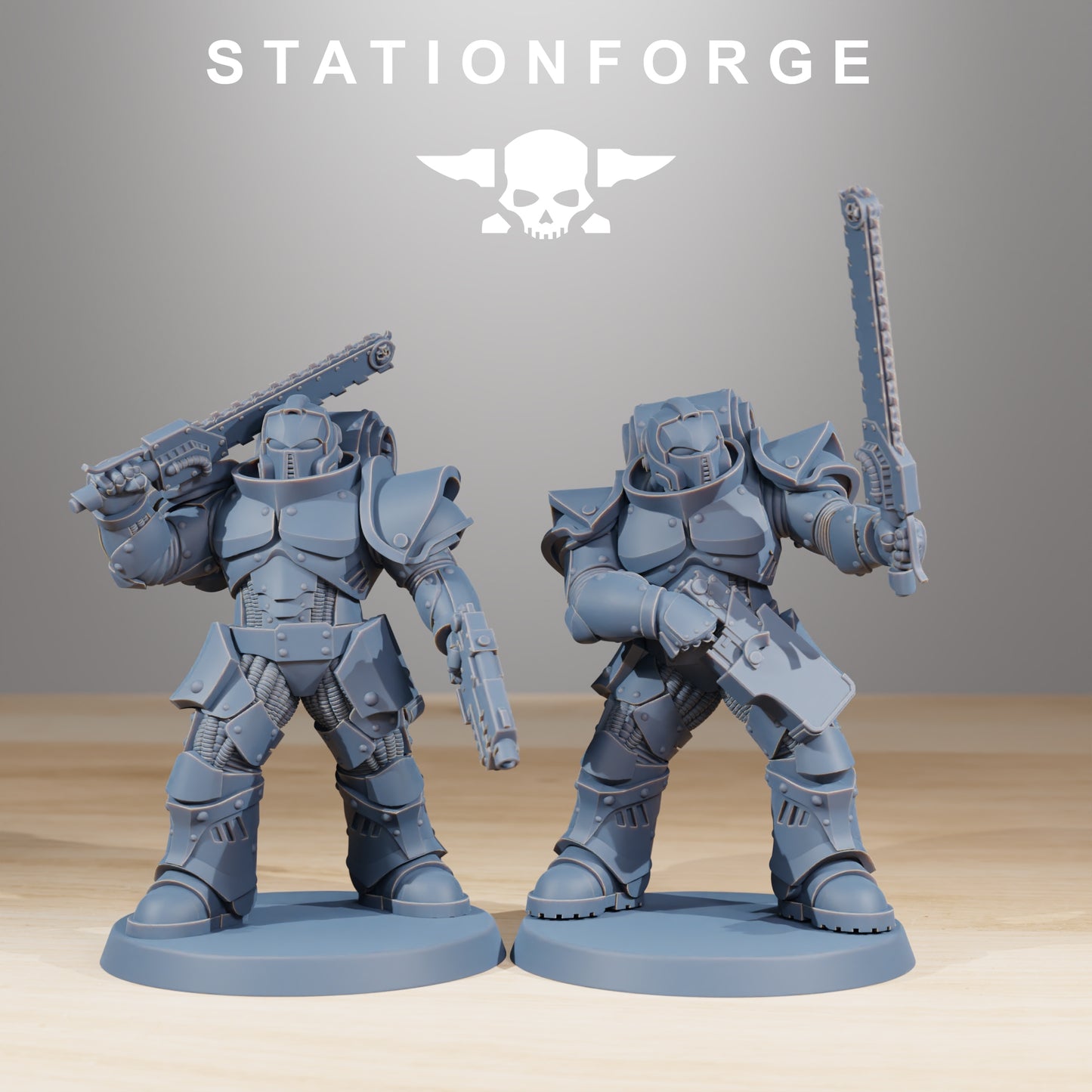Photo du produit 28mm Tabletop Minis Stationforge : Infanterie de mêlée