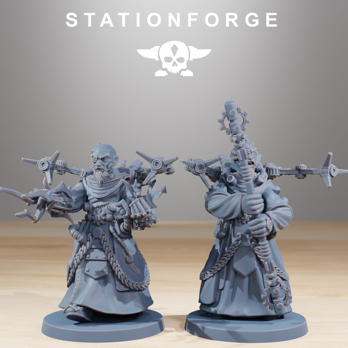 Photo du produit 28mm Tabletop Minis Stationforge : Prêcheurs Forager