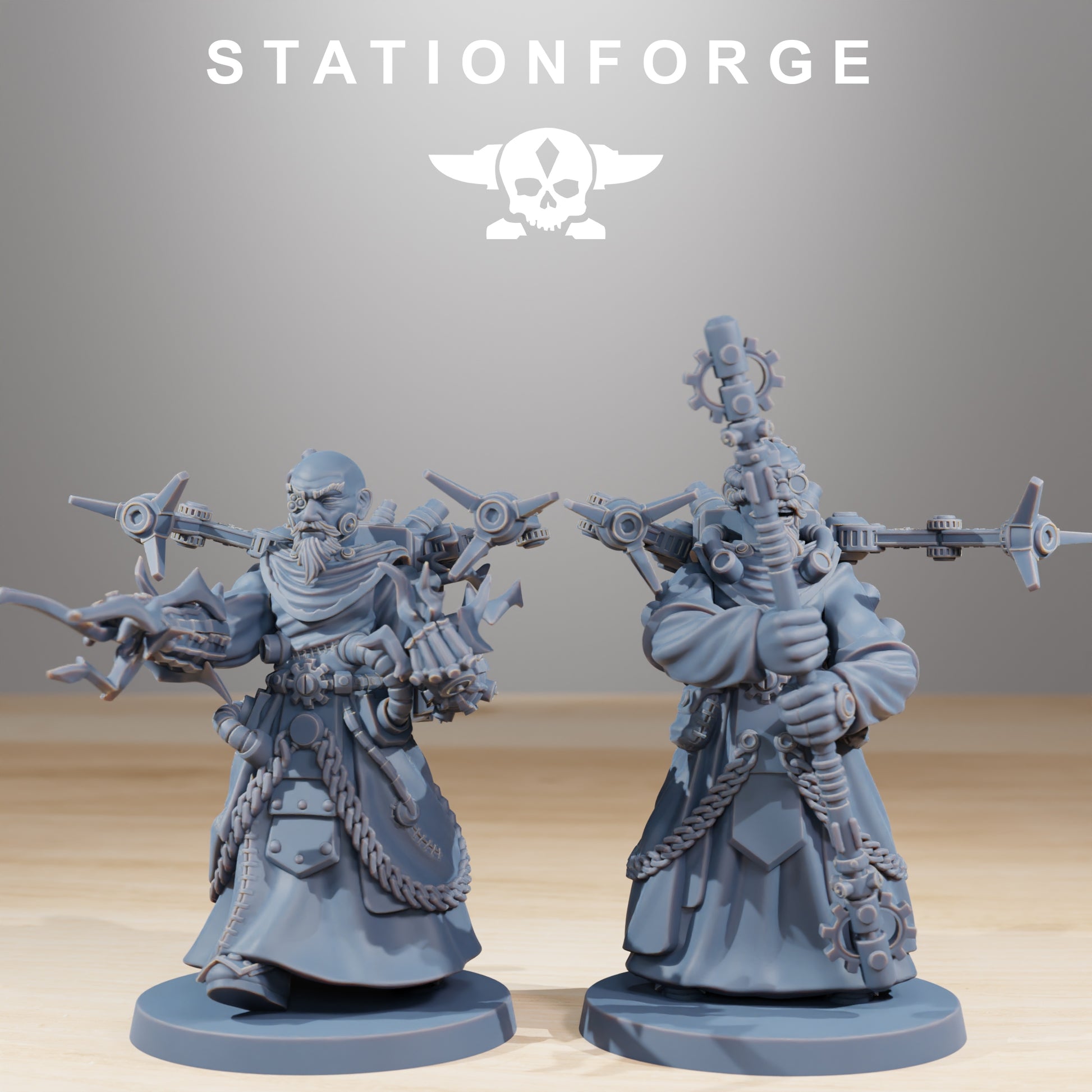 Photo du produit 28mm Tabletop Minis Stationforge : Prêcheurs Forager