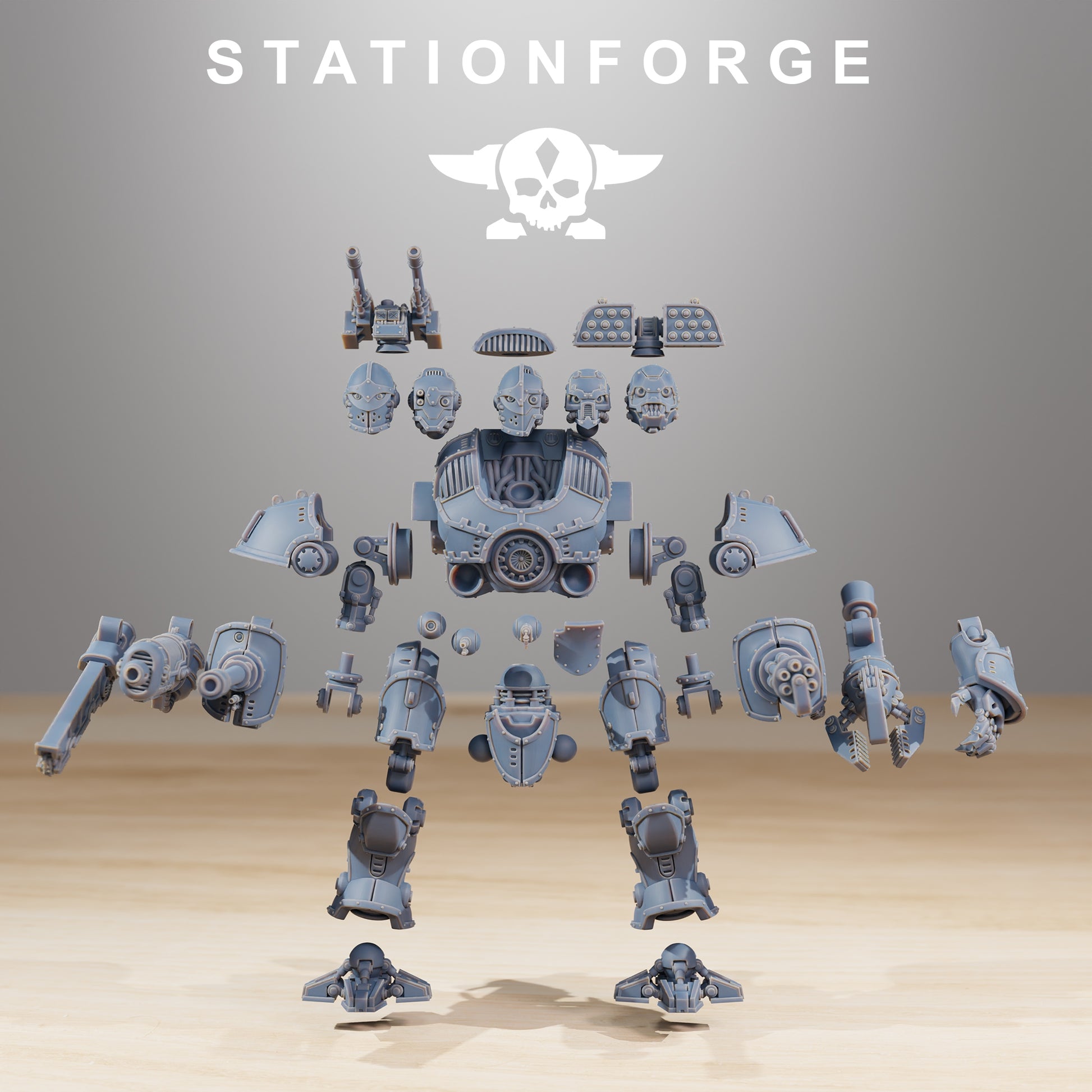 Photo du produit 28mm Tabletop Minis Stationforge : Defender MK2