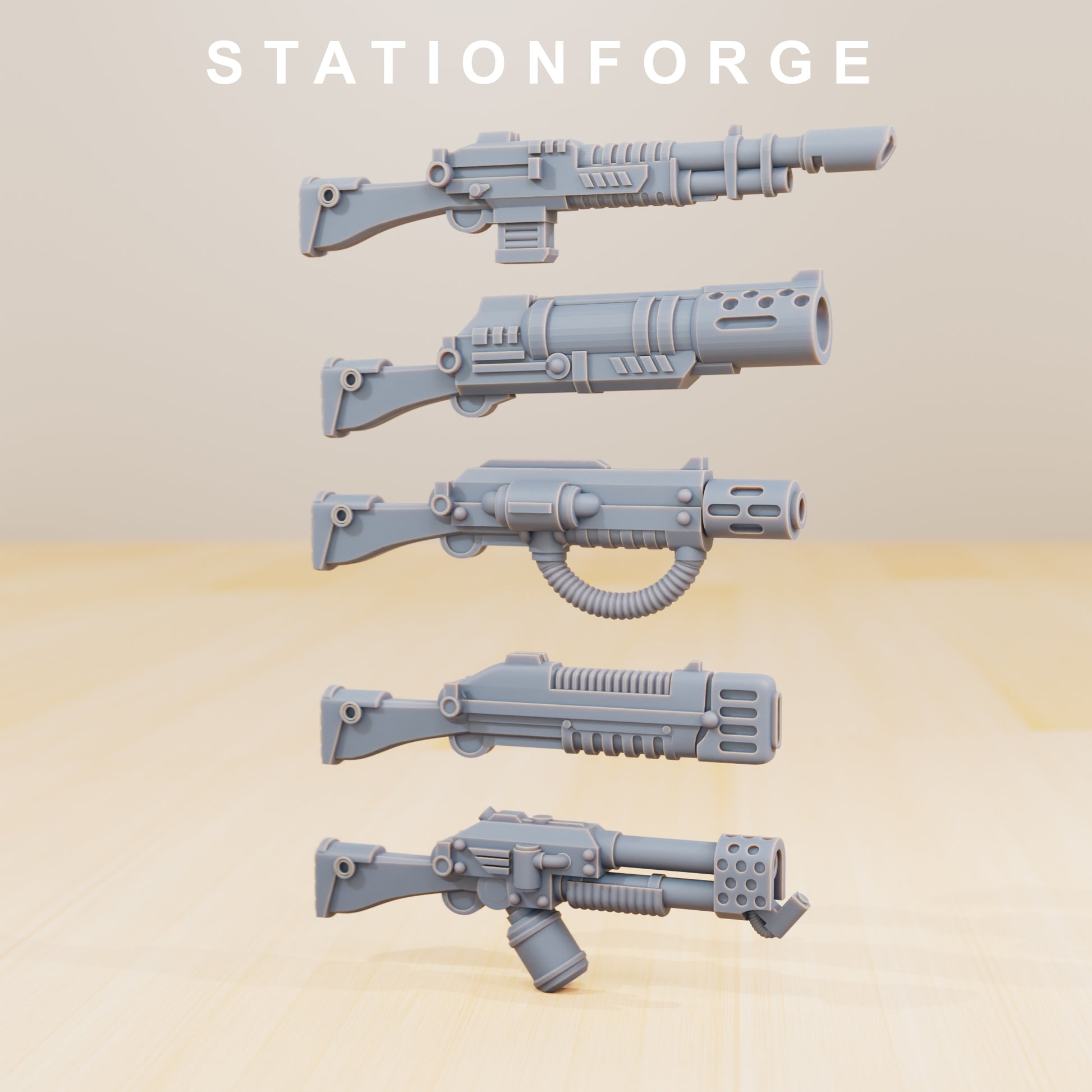 Photo du produit 28mm Tabletop Minis Stationforge : Constructeur d'infanterie