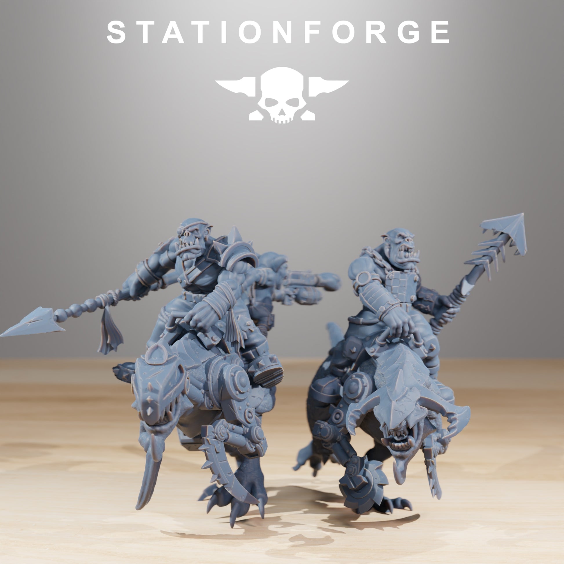 Produktfoto 28mm Tabletop Minis Stationforge: Beast Riders