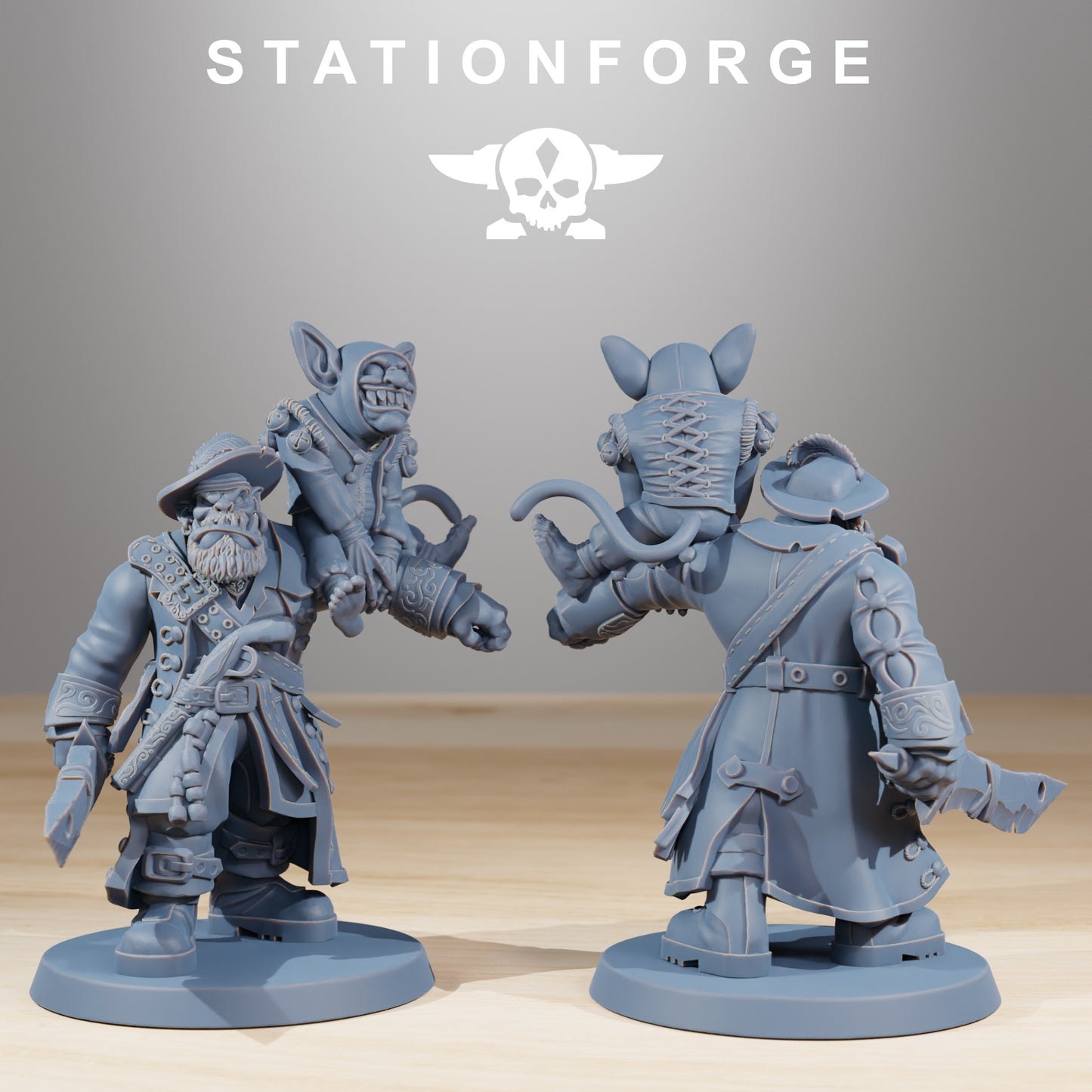 Photo du produit 28mm Tabletop Minis Stationforge : Pirates Gobs