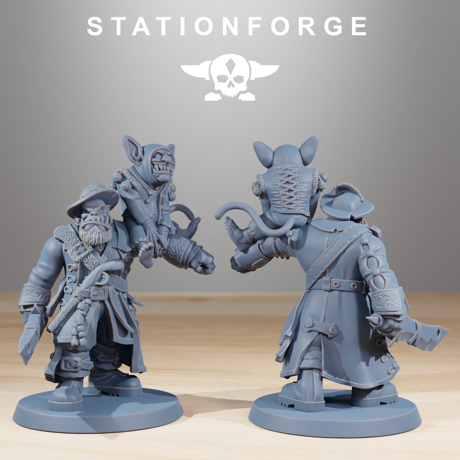 Photo du produit 28mm Tabletop Minis Stationforge : Pirates Gobs