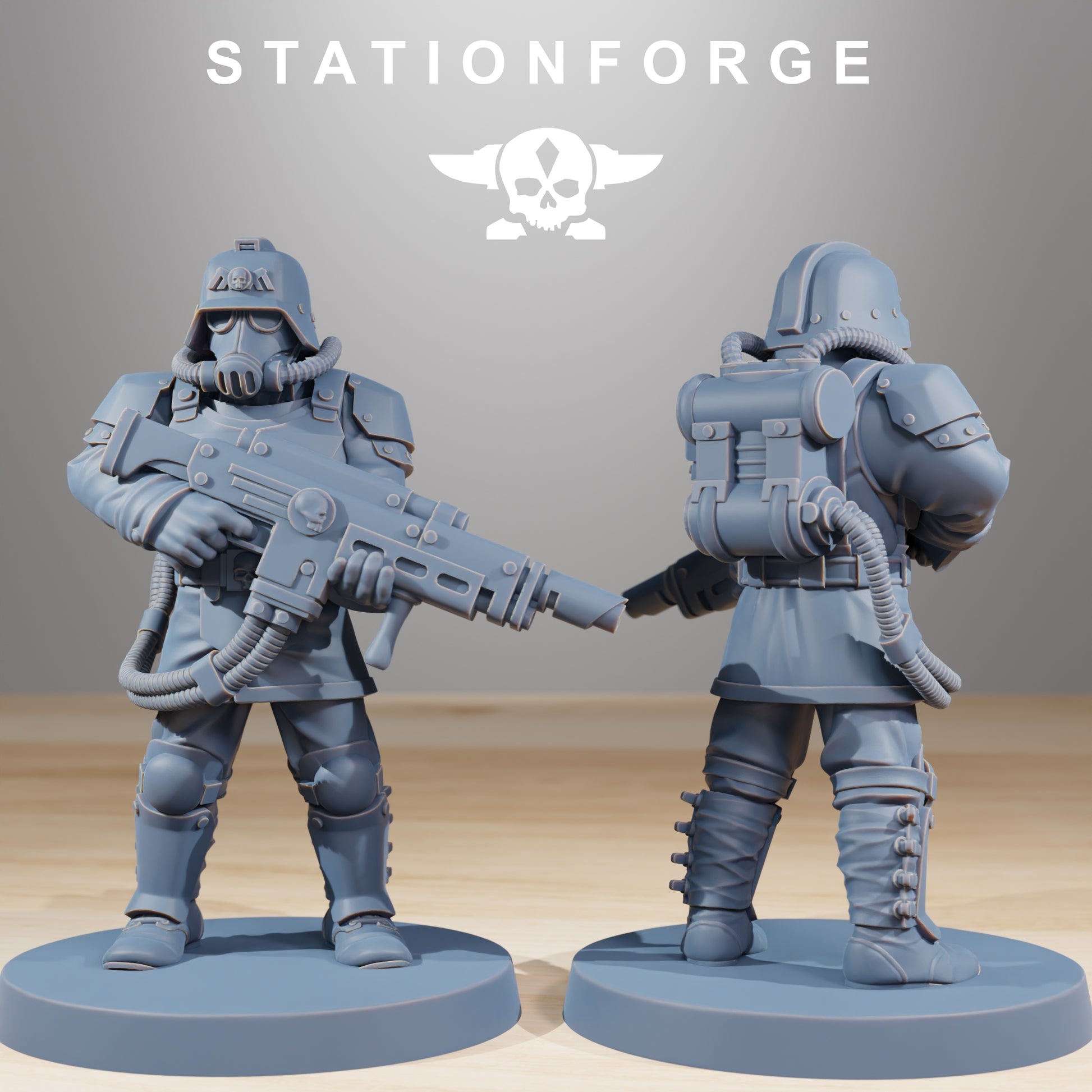 Photo du produit 28mm Tabletop Minis Stationforge : Commandos