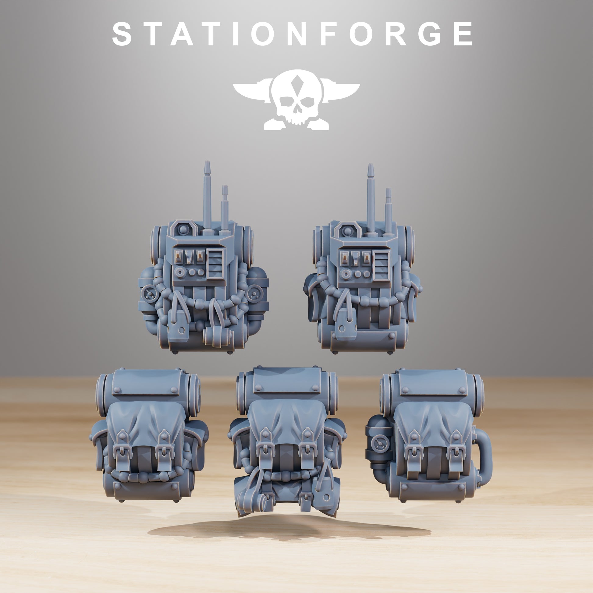 Photo du produit 28mm Tabletop Minis Stationforge : Kit de construction Rangers