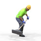 Photo du produit Diorama et modélisme Figurine miniature : Ouvrier 2