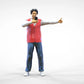 Photo du produit Diorama et modélisme Figurine miniature : Ensemble de spectateurs, 6 figurines