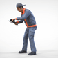 Produktfoto Diorama und Modellbau Miniatur Figur: Mechaniker mit Flex