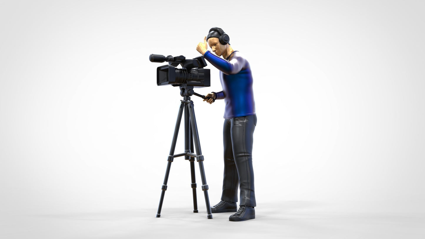 Photo du produit Diorama et modélisme Figurine miniature : Ensemble de reporters, 6 figurines