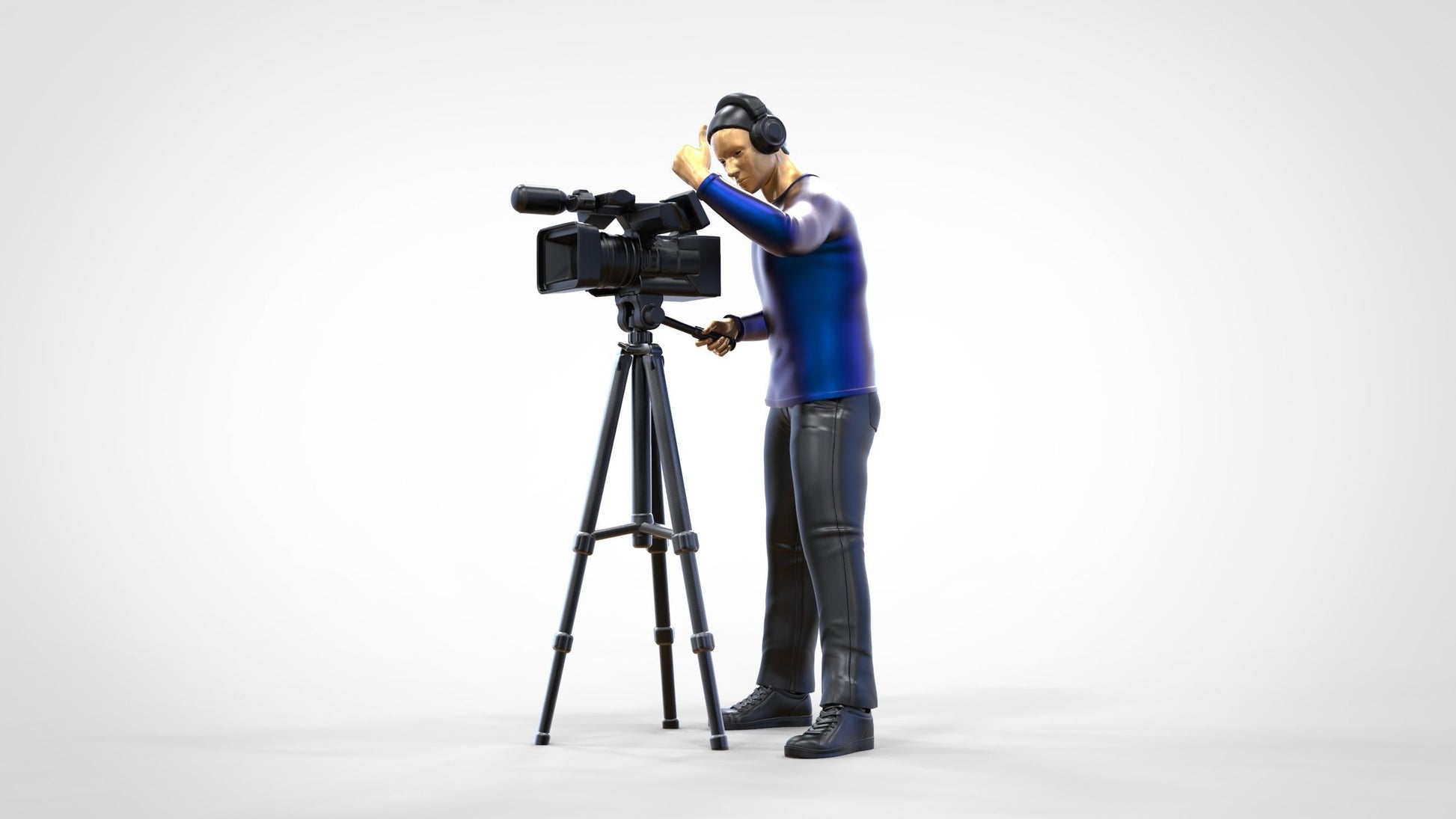 Photo du produit Diorama et modélisme Figurine miniature : Ensemble de reporters, 6 figurines