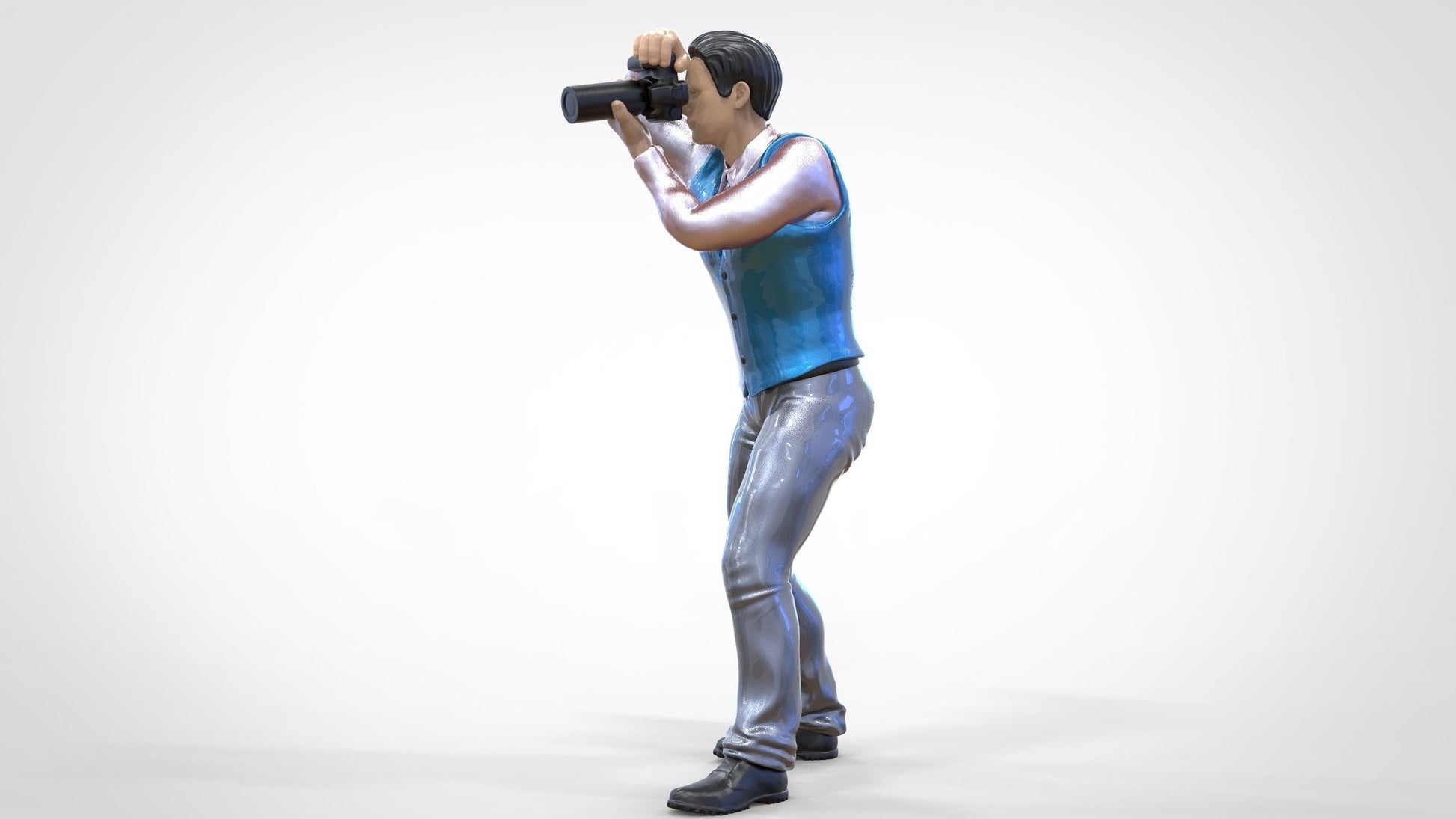 Photo du produit Diorama et modélisme Figurine miniature : Ensemble de reporters, 6 figurines