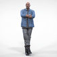 Photo du produit Diorama et modélisme Figurine miniature : Homme adossé