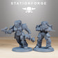 Photo du produit 28mm Tabletop Minis Stationforge : Infanterie de mêlée