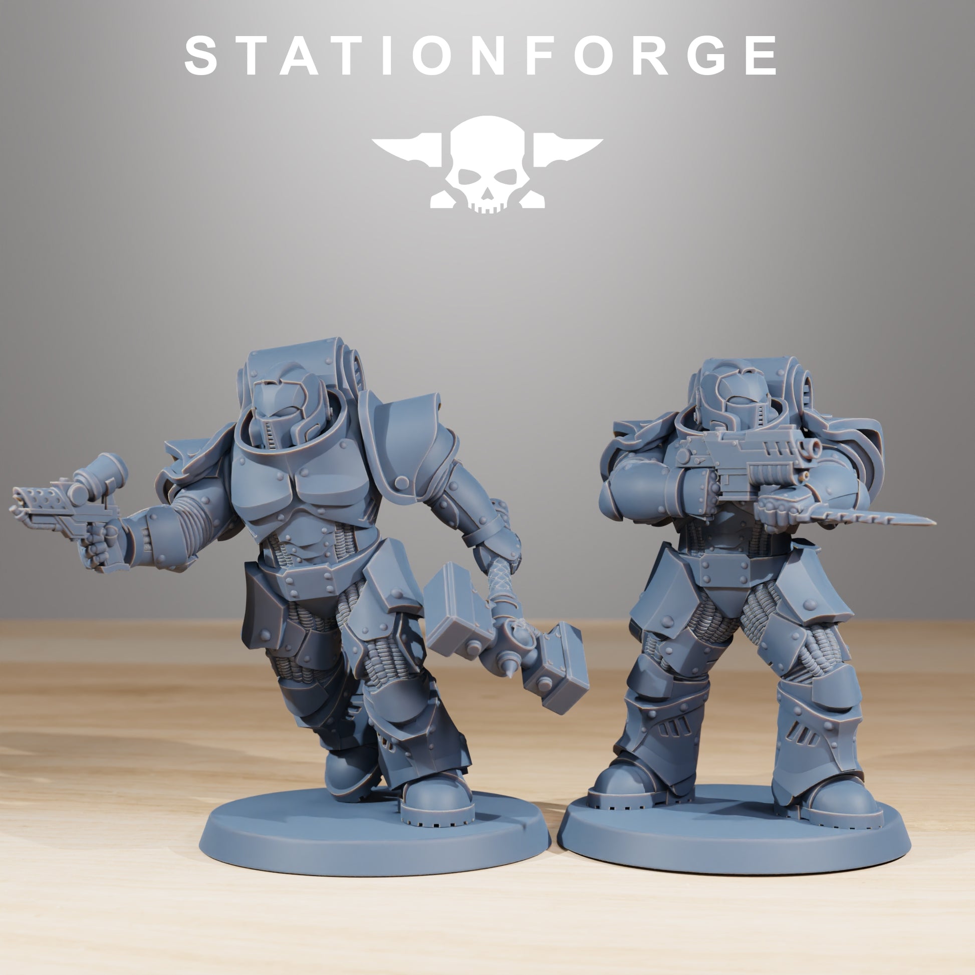 Photo du produit 28mm Tabletop Minis Stationforge : Infanterie de mêlée