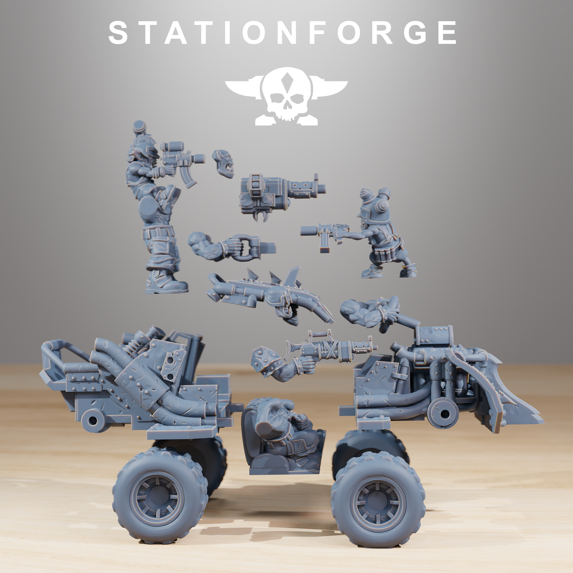 Produktfoto 28mm Tabletop Minis Stationforge: Speedsters