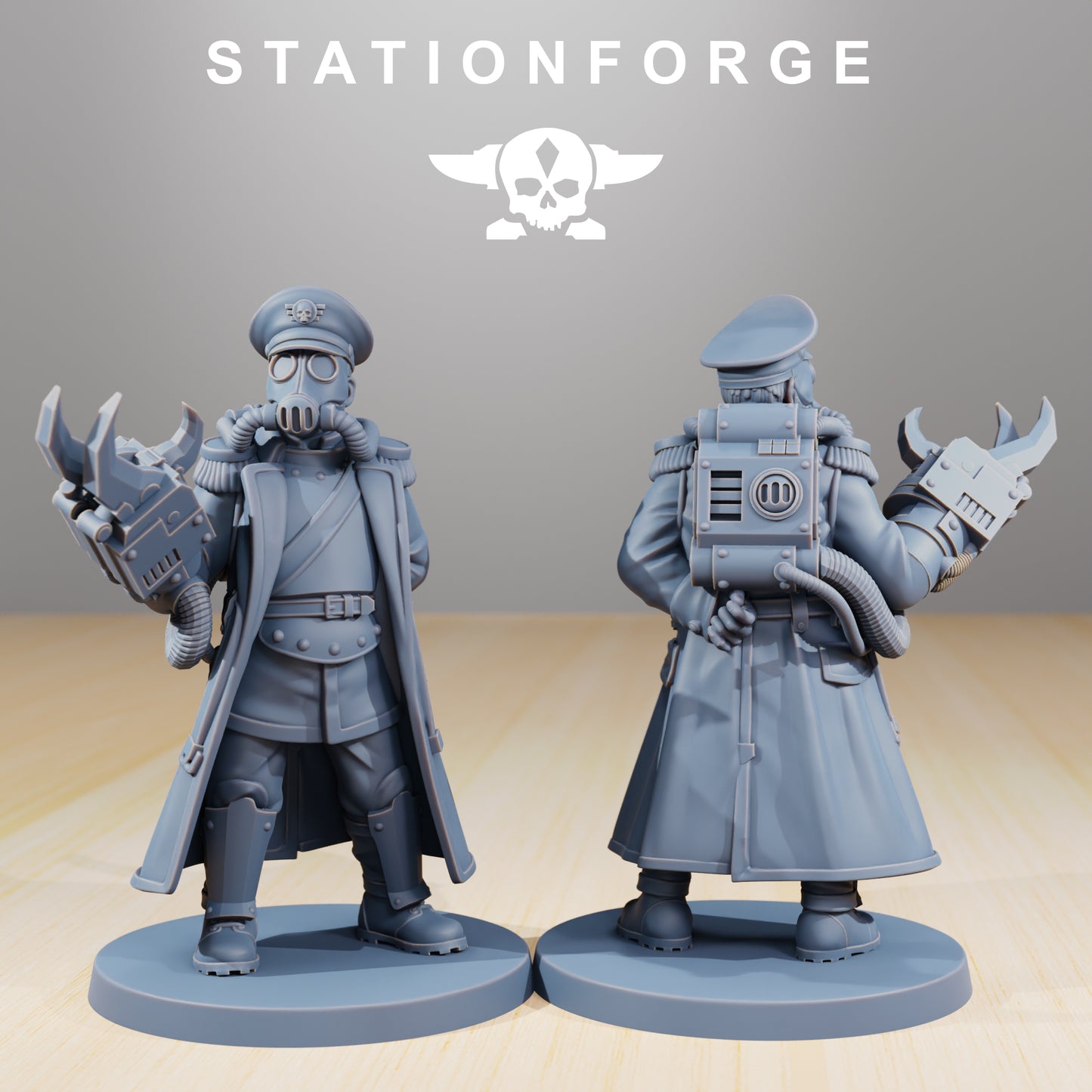 Photo du produit 28mm Tabletop Minis Stationforge : Camarades au feu de camp