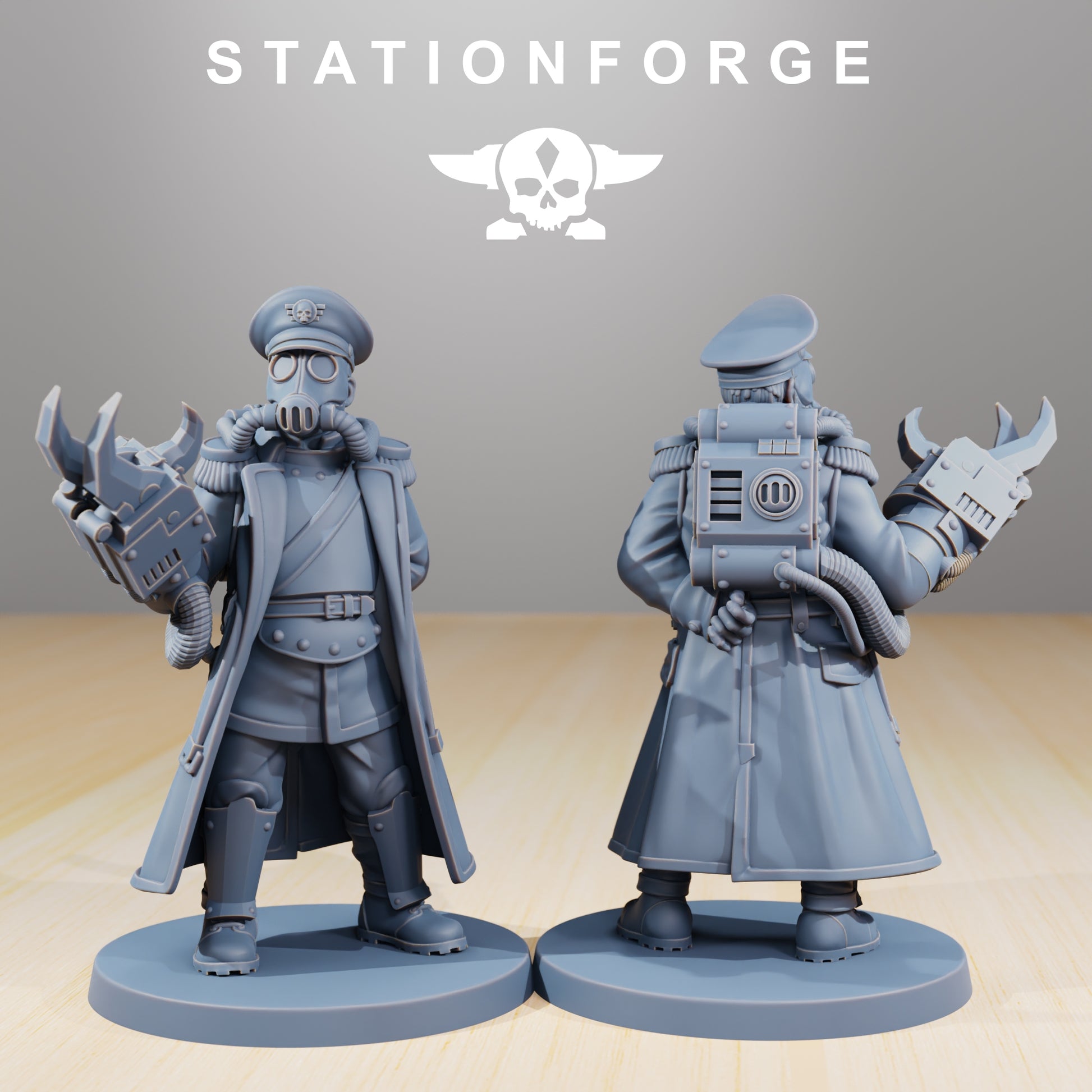 Photo du produit 28mm Tabletop Minis Stationforge : Camarades au feu de camp