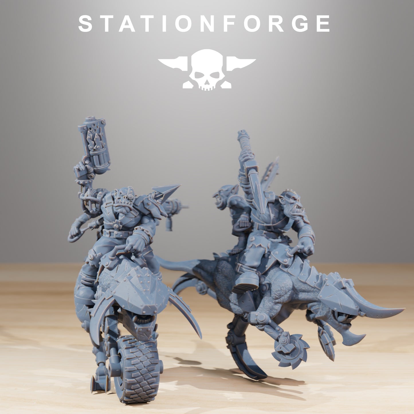 Produktfoto 28mm Tabletop Minis Stationforge: Beast Riders