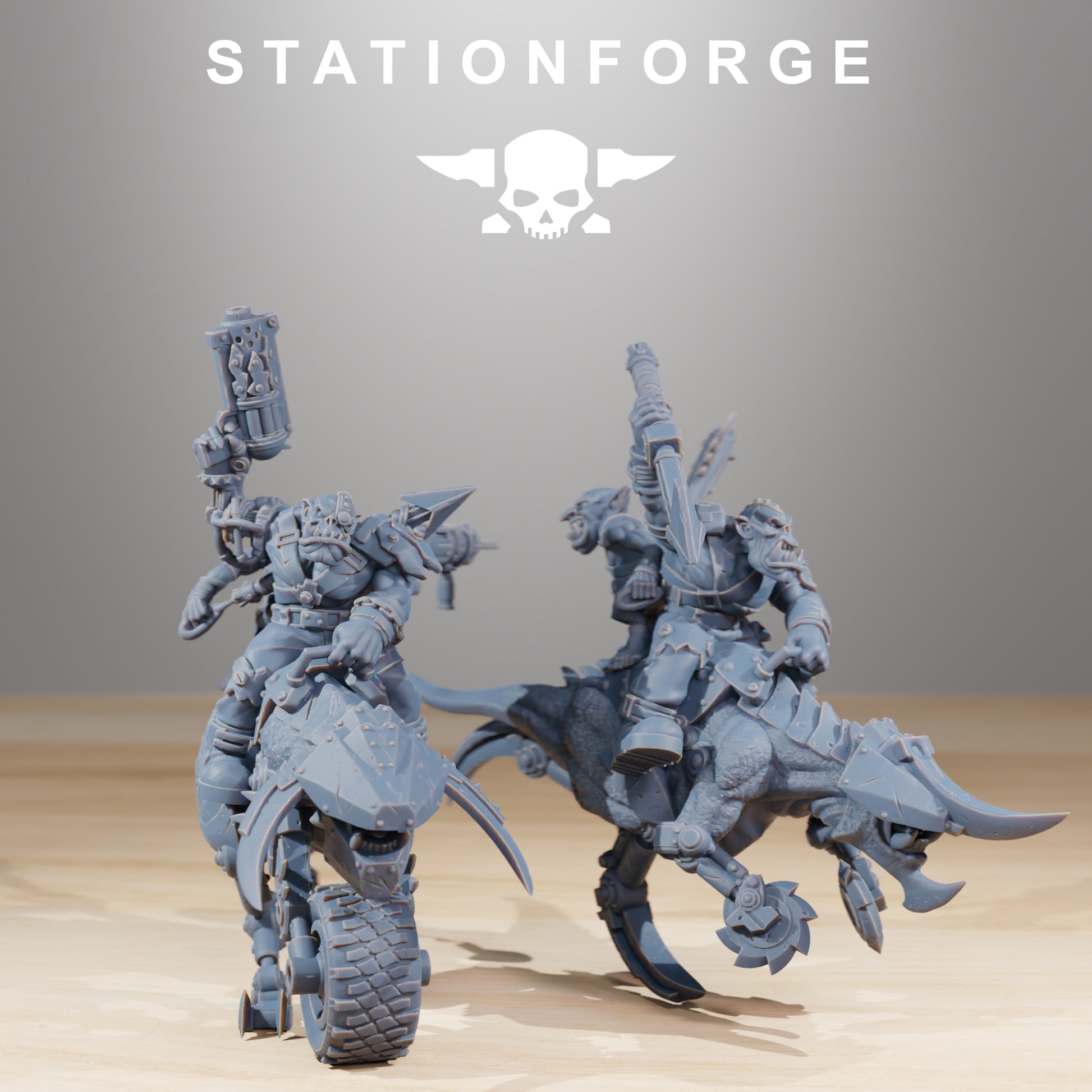 Produktfoto 28mm Tabletop Minis Stationforge: Beast Riders