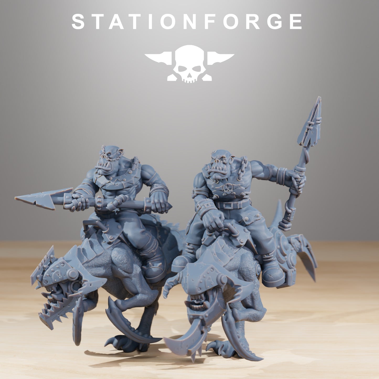 Produktfoto 28mm Tabletop Minis Stationforge: Beast Riders