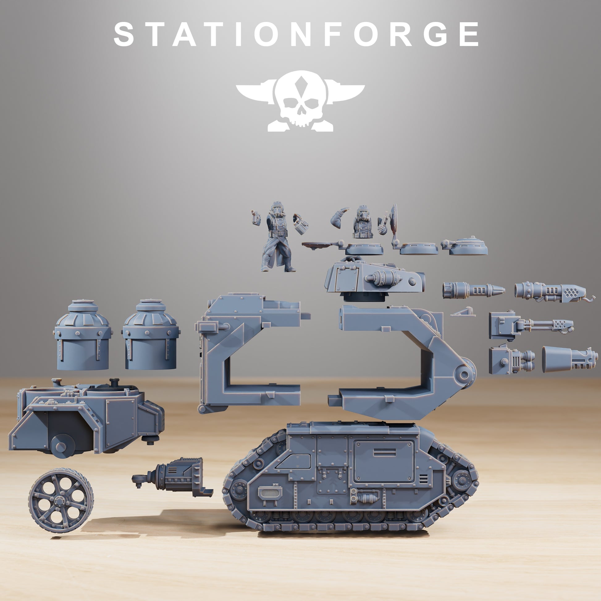 Photo du produit 28mm Tabletop Minis Stationforge : Flame Tank