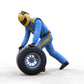 Photo du produit diorama et modélisme figurine miniature : Set Pit-Crew, 6 figurines