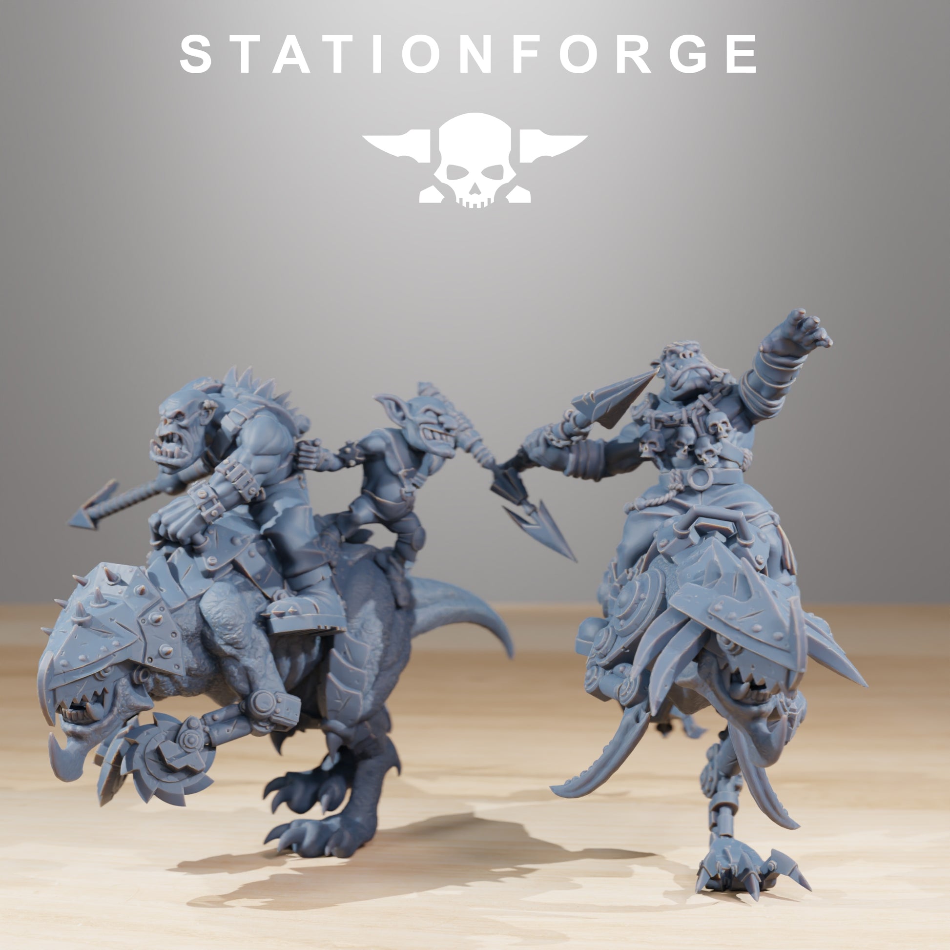 Produktfoto 28mm Tabletop Minis Stationforge: Beast Riders