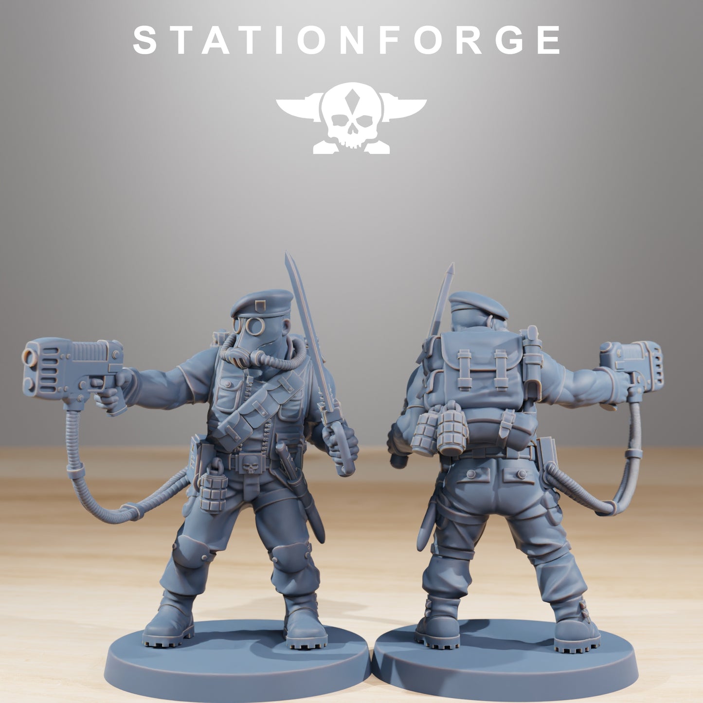 Produktfoto 28mm Tabletop Minis Stationforge: Jungle Fighters