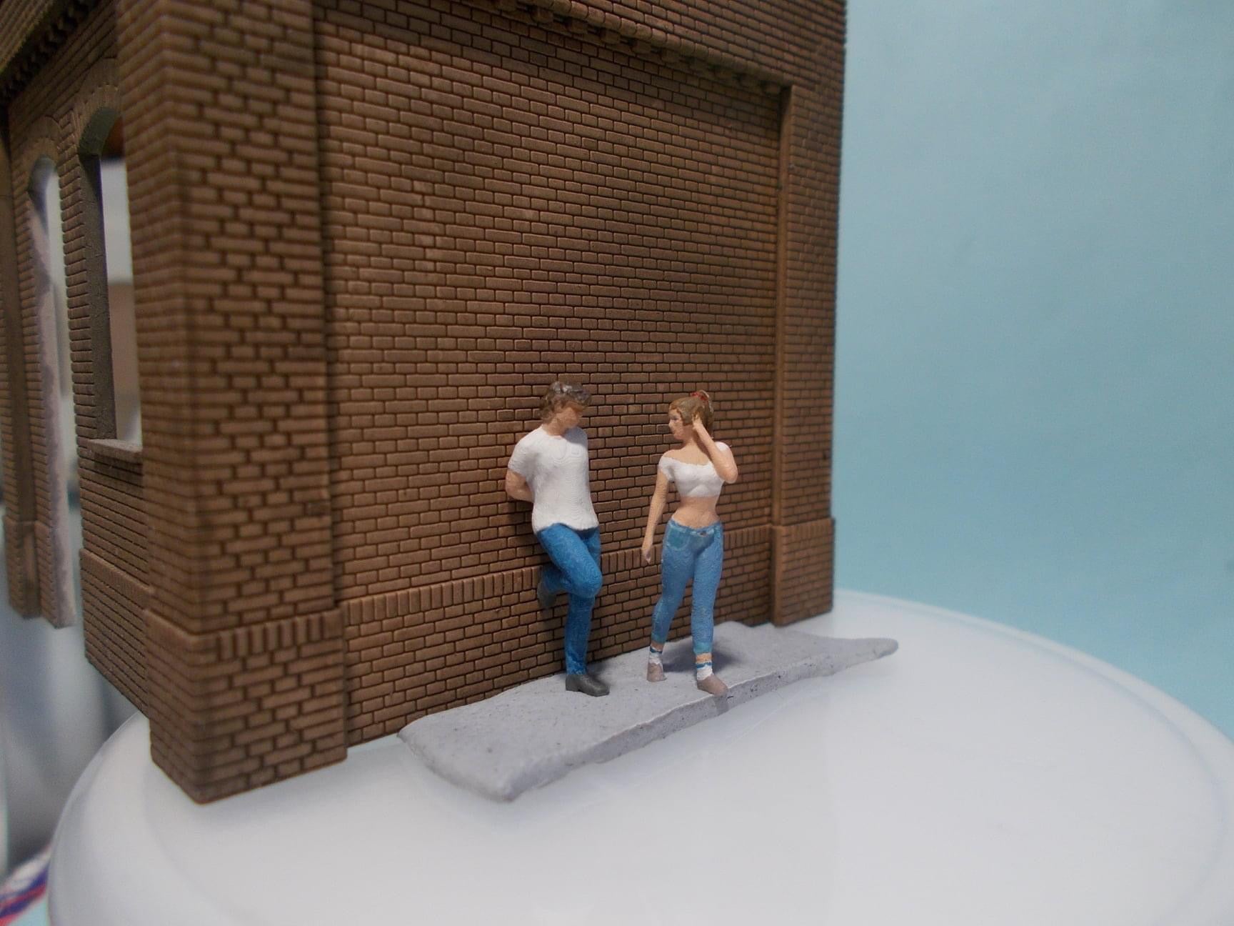 Produktfoto Diorama und Modellbau Miniatur Figur: Zuschauer Set, 60 Figuren 1:87 - H0 / 1:72 - 25mm