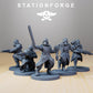 Photo du produit 28mm Tabletop Minis Stationforge : Coureurs de tranchées