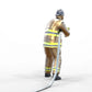 Photo du produit Diorama et modélisme Figurine miniature : Pompier 1