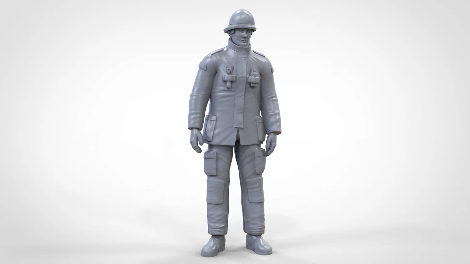 Produktfoto Diorama und Modellbau Miniatur Figur: Feuerwehrmann 2