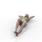 Photo du produit Diorama et modélisme Figurine miniature : Femme à la plage 3